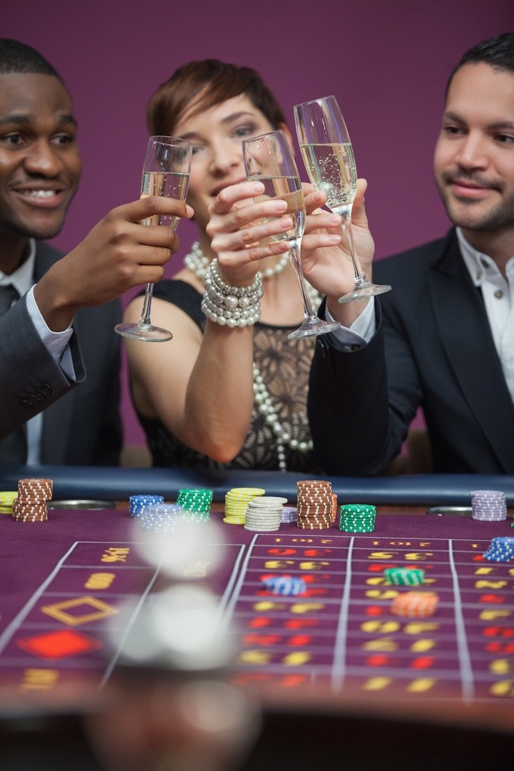 Meja Baccarat dealer langsung dengan tampilan kartu dan statistik real-time
